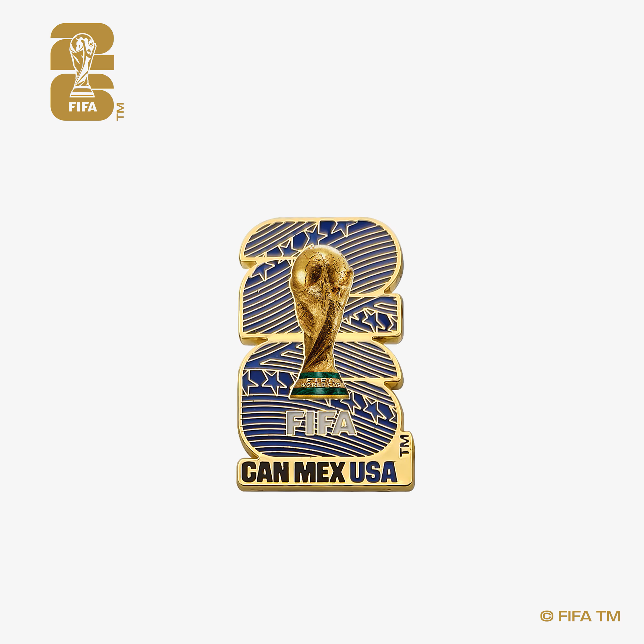 FIFA World Cup 2026 Host Country Pin – USA – Officially Licensed