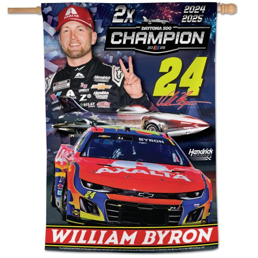 William Byron Vertical Flag 28" x 40" – 1-Sided Officially Licensed