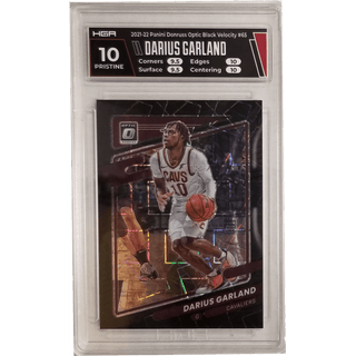 Darius Garland: 2021-22 Panini Donruss Optic Black Velocity #65 HGA 10