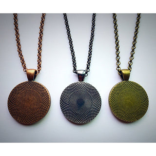 Baseball Seam Pendant Necklace