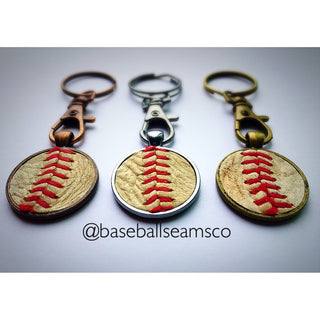 Baseball Seam Keychain