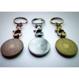 Baseball Seam Keychain