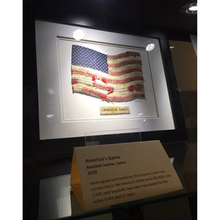 "America's Game" Original Baseball American Flag Artwork