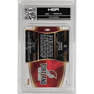 Nassir Little: 2019-20 Panini Select Future Gold #22 HGA 9.0