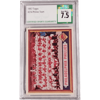 Phillies Team: 1957 Topps #214 CSG 7.5 1020387042