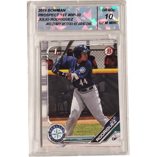 Julio Rodriguez 2019 Bowman Prospect 1st #BP-33 MVG 10