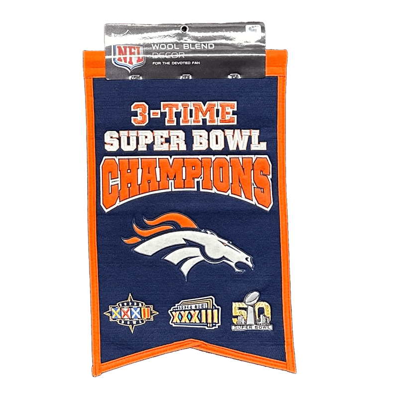 Banner: Denver Broncos- Super Bowl