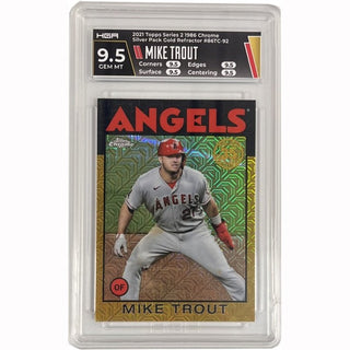 Single Card: Mike Trout- Angels - HGA 9.5 - Numbered 30/50