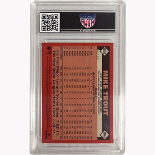 Single Card: Mike Trout- Angels - HGA 9.5 - Numbered 30/50