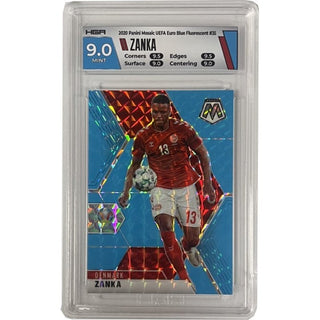 Zanka - 2020 Panini Mosaic UEFA Euro Blue Fluorescent #35