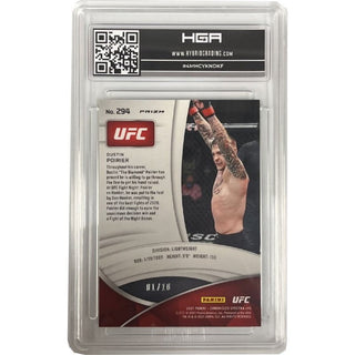 Dustin Poirier - 2021 Panini Chronicles UFC Spectra Gold #294