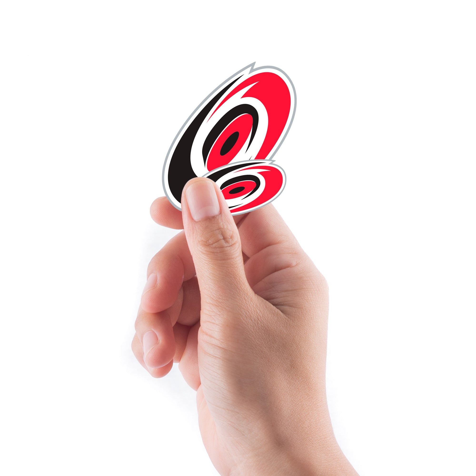 Carolina Hurricanes - 5 Logo Minis Mixed Sizes - Official NHL - Reusable Vinyl Decals