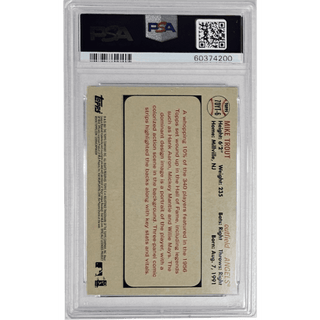 Mike Trout: 2021 Topps 70 Years of Topps Baseball #6 PSA 10