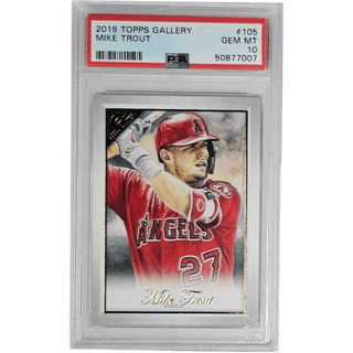 Mike Trout: 2019 Topps Gallery #105 PSA 10