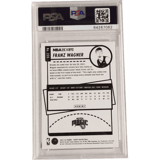 Franz Wagner 2021 Panini NBA Hoops Artist Proof #235 PSA 10