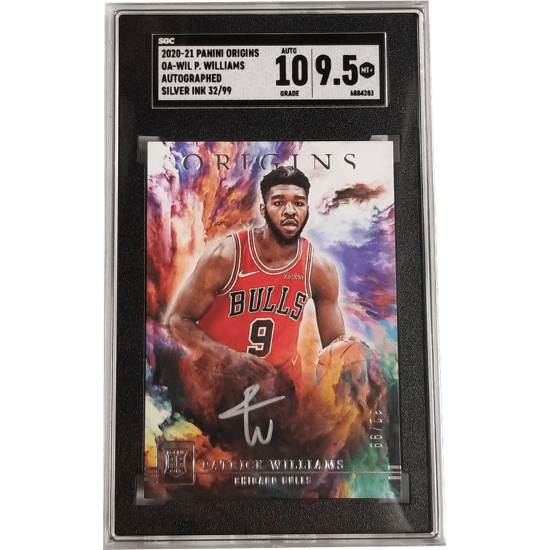 Patrick Williams 2020-21 Panini Origins Autographed Silver Ink #OA-WIL SGC 9.5
