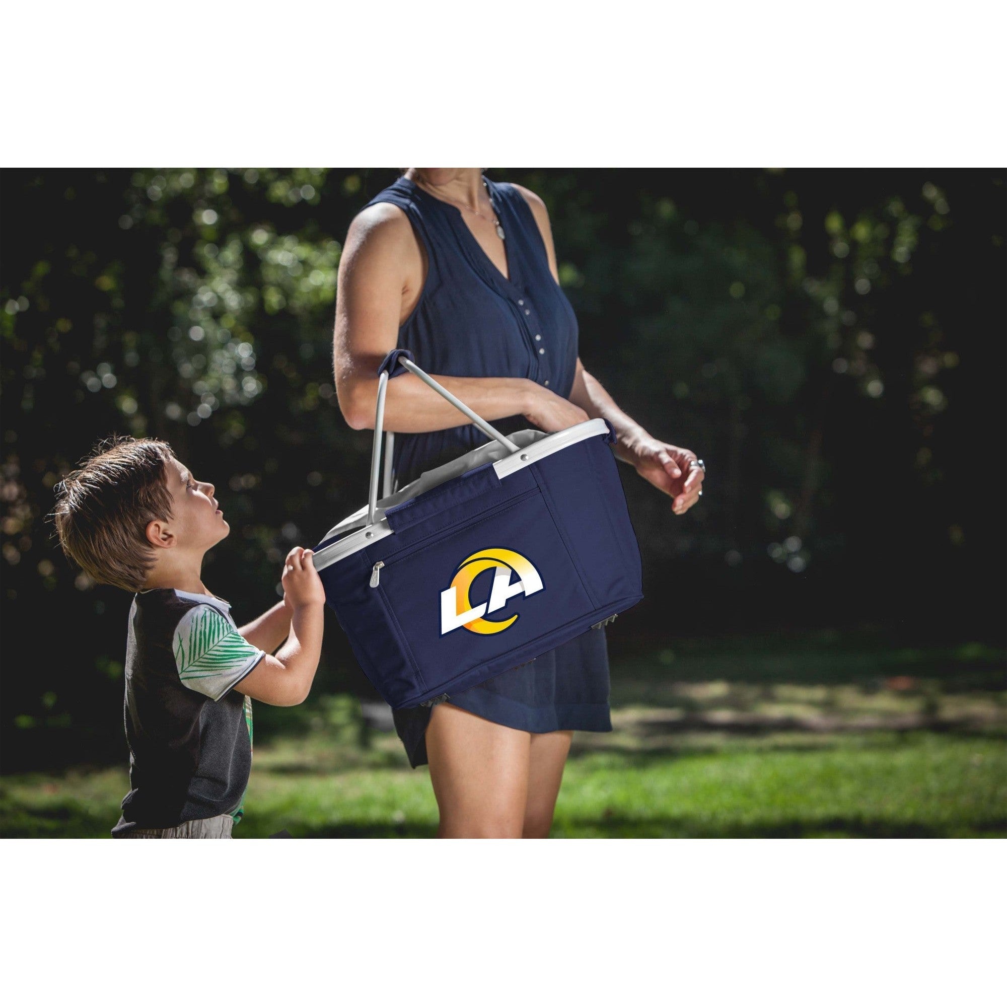 Los Angeles Rams - Metro Basket Collapsible Cooler Tote