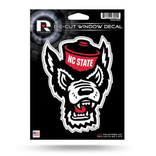 Show off your Wolfpack pride with this die-cut decal! Boasting the iconic NC State logo, this decal is perfect for adding a touch of school spirit to your car, laptop, room wall... anywhere! And at 5"x7", this Decal is just the right size for making a bold statement! Gooo Wolfpack!  