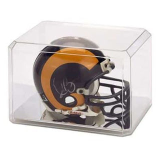 Display Case: Mini Helmet Mirrored Bottom - 8"x6"x5" UV Protected