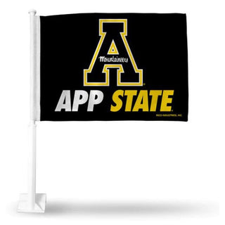 Car Flag: Appalachian State Mountaineers - Black