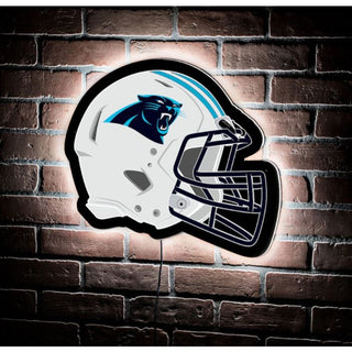 LED Wall Decor: Carolina Panthers - Football Helmet