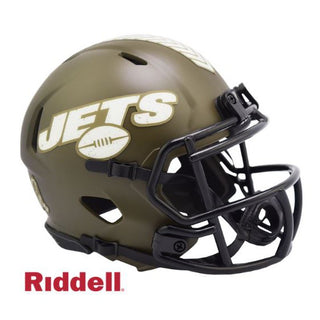 Mini Helmet: New York Jets - Salute to Service - Speed Style