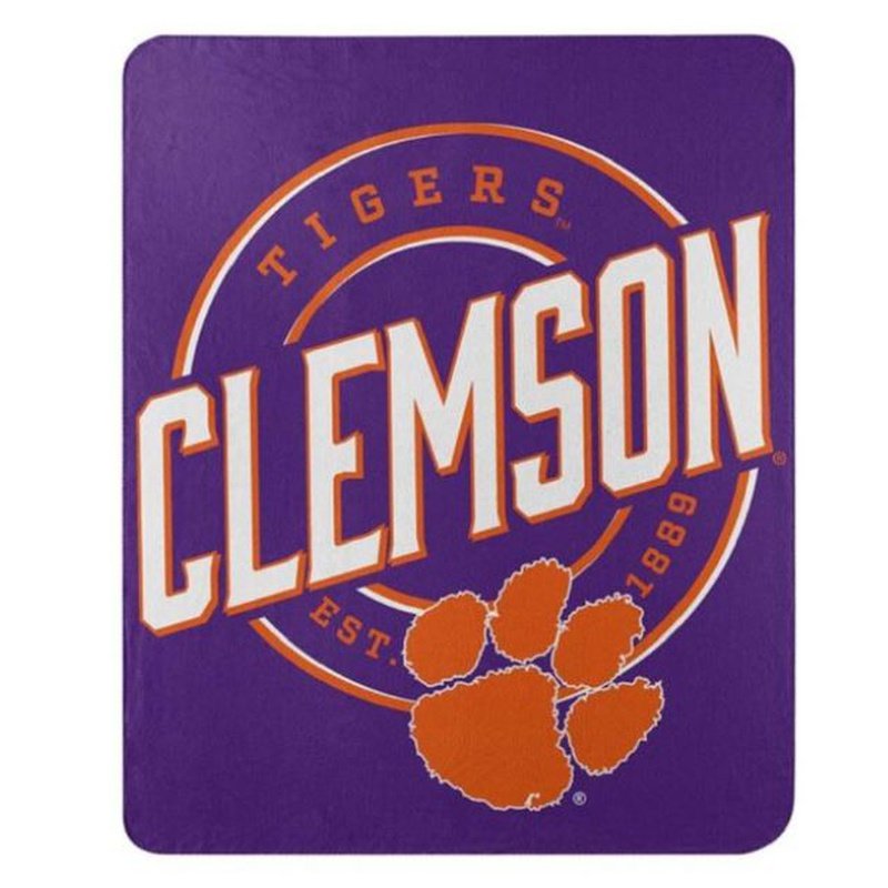Blanket: Clemson Tigers - Fleece Roll 50"x60"
