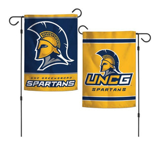 University of North Carolina Greensboro Spartans Garden Flag 12" x 18" 2-sided