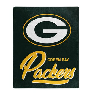 Blanket: Green Bay Packers- 50x60, Raschel Signature Design