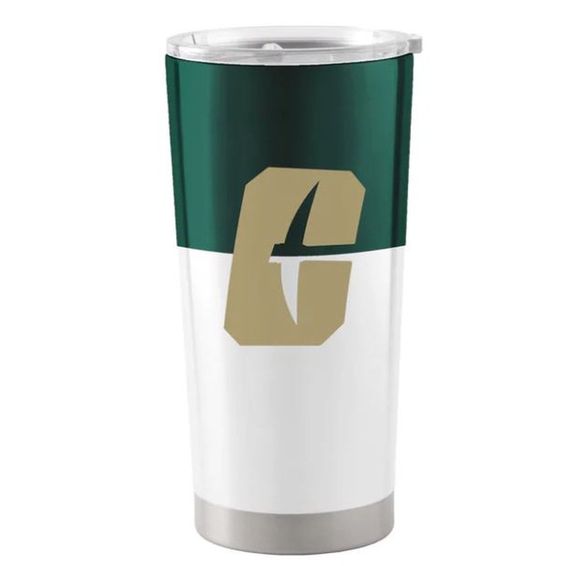 Tumbler: UNC Charlotte 20oz - Colorblock Stainless