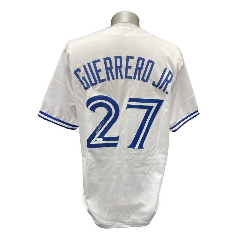 Vladimir Guerrero Jr. Signed Jersey. JSA Authenticated