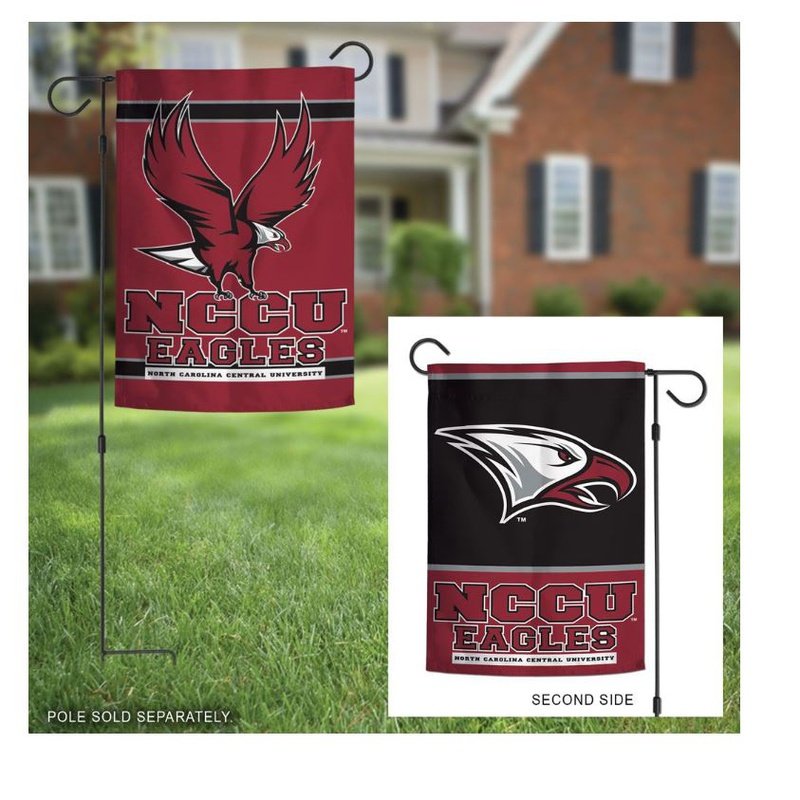 Garden Flag: North Carolina Central Eagles - 2 Sided 12.5"x18"