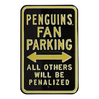 NHL Pittsburgh Penguins Metal Parking Sign