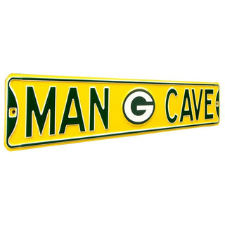 Green Bay Packers Steel Street Sign Logo-MAN CAVE