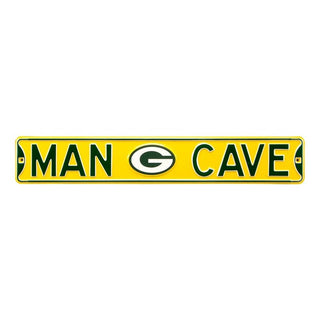 Green Bay Packers Steel Street Sign Logo-MAN CAVE