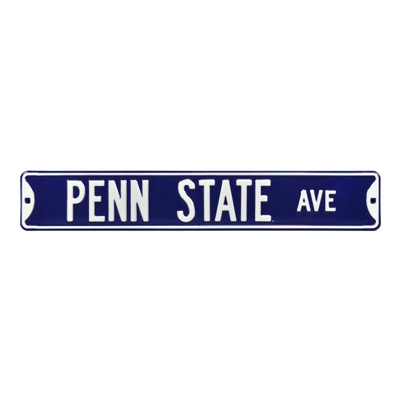 Penn State Nittany Lions Steel Street Sign-PENN STATE AVE