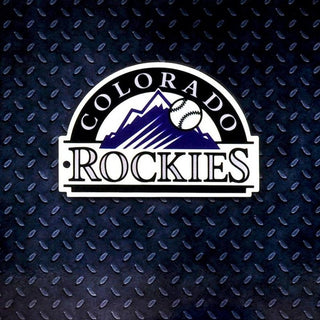 MLB Colorado Rockies Metal Super Magnet