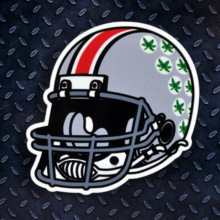 NCAA Ohio State Buckeyes Metal Super Magnet-Football Helmet