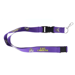East Carolina Pirates Lanyard Purple