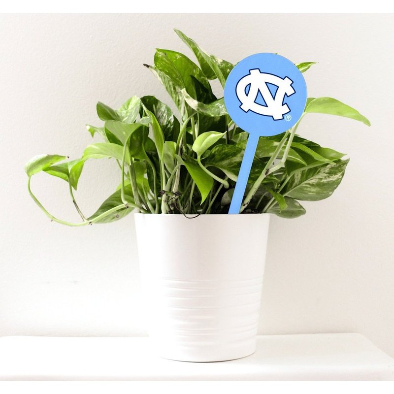 NCAA North Carolina STEEL Garden Stake- Light Blue