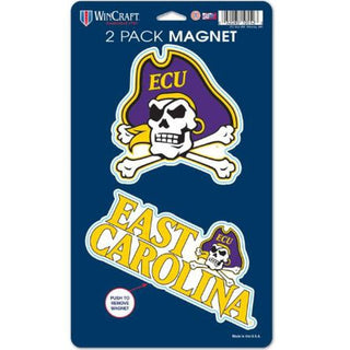 Magnet: East Carolina Pirates 2-Pack 5" x 9"