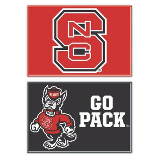 Magnet: NC State Wolfpack 2-Pack 2" x 3"