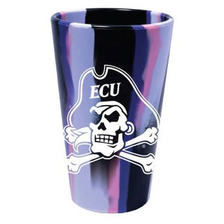 Silicone Glass: ECU Pirates 16oz - Northern Lights