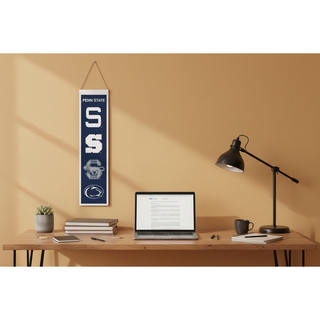 Penn State banner with logo and text on a white background
