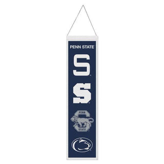 Penn State Nittany Lions College Vault Wool Banner – 8" x 32"