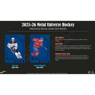 2025-26 Upper Deck Skybox Metal Universe Hockey Hobby Box
