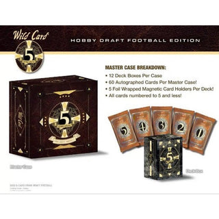 2023 Wild Card Five Card Draw Football Hobby Box