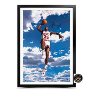 Michael Jordan Framed Autographed “Sky Jordan” 40x28 Framed