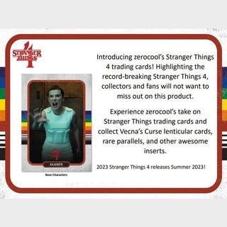 2023 Topps Stranger Things Season 4 Hobby Box