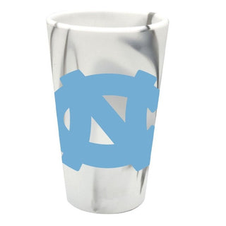 Silicone Pint Glass: North Carolina Tar Heels 16oz - Marble